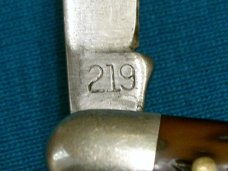 VINTAGE SMALL SCHRADE US 219 SERPENTINE STOCKMAN JACK FOLDING POCKET KNIFE KNIVES OLD