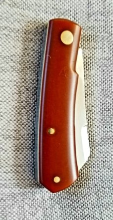 Birdvis Custom Hitchcock pattern,Westy Micarta, G10 liners,CPM-154, 3.625" ,6/2020 one of the first