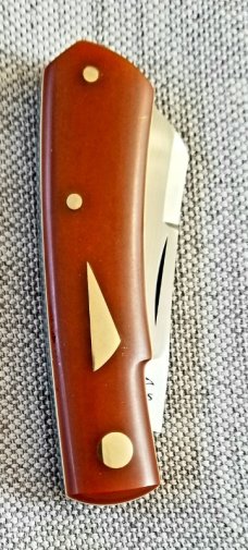Birdvis Custom Hitchcock pattern,Westy Micarta, G10 liners,CPM-154, 3.625" ,6/2020 one of the first