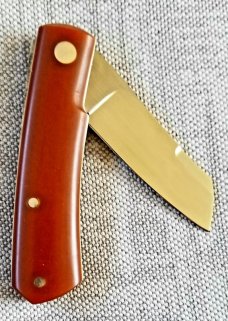 Birdvis Custom Hitchcock pattern,Westy Micarta, G10 liners,CPM-154, 3.625" ,6/2020 one of the first