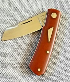 Birdvis Custom Hitchcock pattern,Westy Micarta, G10 liners,CPM-154, 3.625" ,6/2020 one of the first