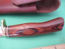 Marbles Fixed Blade Plainsman with Game Getter Cocobolo Handle