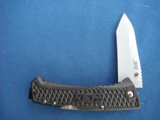 SOG Traction Tanto Lockback Folding Knife 35quot 5Cr13MoV Steel Blade Black Handle