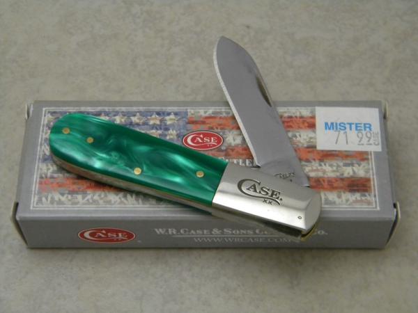 Case XX USA 2019 SparXX Green Pearl Kirinite 101009 Barlow Knife NIB Case XX USA 2019 SparXX Green Pearl Kirinite 101009 Barlow Knife NIB