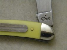 Case XX Stainless USA 2018 Yellow Composition 320094 Toothpick Fish Knife NIB