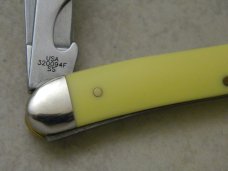 Case XX Stainless USA 2018 Yellow Composition 320094 Toothpick Fish Knife NIB