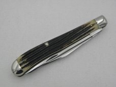 Queen Cutlery #24 Slim Trapper Winterbottom bone:  4 1/16” closed, 1958 - 1960