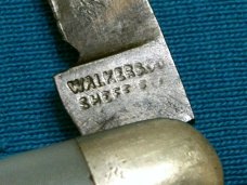 VINTAGE ANTIQUE WALKER CO SHEFFIELD REAL HOMELAND KNIFE PEARL SLEEVEBOARD FOLDING POCKET KNIVES OLD