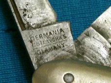VINTAGE EDW PARKER SONS GERMANY GERMANIA PEARL EQUAL END CIGAR FOLDING POCKET KNIVES OLD