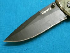 RUKO LINER LOCK LOCKBACK HUNTING SKINNING SURVIVAL TACTICAL FOLDING POCKET KNIFE KNIVES