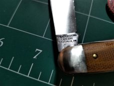 Great Eastern Cutlery Tidioute #85 Cap Lifter Knife Natural Canvas Micarta NIT