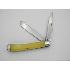 Queen Cutlery #19A Amber Handled Trapper Glazed Finish: