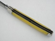 Queen Cutlery #19A  Amber Handled Trapper Glazed Finish: