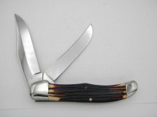 Queen Cutlery #39 Folding Hunter with “burnt orange” imitation Winterbottom bone