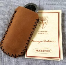 Vincenzo Balistreri Custom Lanny , 4.25" clsd upscaled Bose pattern , titanium & carbon fiber handle