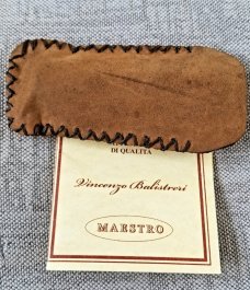 Vincenzo Balistreri Custom Trapper, 3.75" clsd c70 blade, that carbon like 1095, od micarta