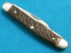 VINTAGE BOKER 8888 TREE BRAND SERPENTINE STOCKMAN JACK PEN FOLDING POCKET KNIFE KNIVES OLD