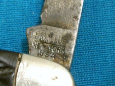 VINTAGE CAMILLUS 41 EQUAL END  JACK PEN CIGAR HUNTING SKINNING FOLDING POCKET KNIFE KNIVES OLD