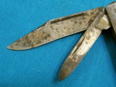 VINTAGE BOKER TREE BRAND 493 BARLOW BAREHEAD SAWCUT DELRIN FOLDING POCKET PEN KNIFE KNIVES OLD