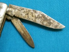 VINTAGE BOKER TREE BRAND 493 BARLOW BAREHEAD SAWCUT DELRIN FOLDING POCKET PEN KNIFE KNIVES OLD