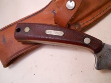 Schrade OT 152 Sharpfinger Knife / Sheath 