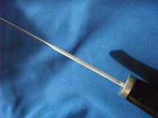 Jaguar fixed blade knife w/ sheath. Similar to a Buck 119.  Made in Japan???