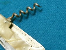 VINTAGE ESKILSTUNA HUGO FOLDING POCKET KNIFE KNIVES OLD CHAMPAGNE CORKSCREW BARTENDER SOMMELIER