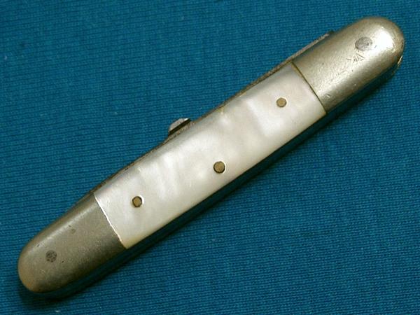 VINTAGE WINDSOR CUTLERY GERMANY PEARL EQUAL END CIGA SCISSOR SEWING FOLDING POCKET KNIVES OLD