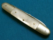 VINTAGE WINDSOR CUTLERY GERMANY PEARL EQUAL END CIGA SCISSOR SEWING FOLDING POCKET KNIVES OLD