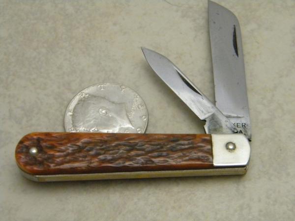 Vintage Boker USA 104 Bone Jack Knife