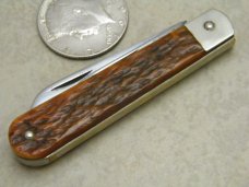 Vintage Boker USA 104 Bone Jack Knife