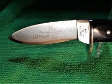 Vintage Case XX P 51 SSP Little Devil Sheath Knife with Original Leather Sheath LIL DEVIL