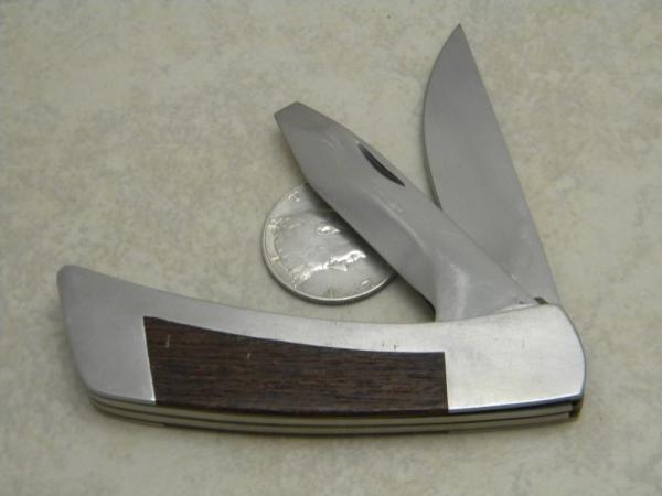 Gerber Portland, OR 97223 USA Wood Classic Folding Linerlock Knife c.1970's