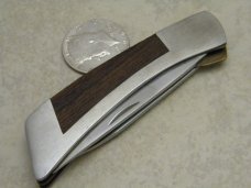 Gerber Portland, OR 97223 USA Wood Classic Folding Linerlock Knife c.1970's