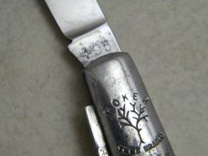 Boker Tree Brand Saw Cut Delrin #495 Razor Barlow Knife c.1978-1984