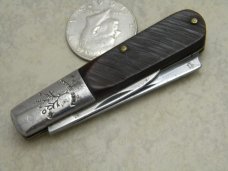 Boker Tree Brand Saw Cut Delrin #495 Razor Barlow Knife c.1978-1984