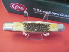 Case XX  2004  Tony Bose  Genuine Burnt Stag Modified Muskrat Pattern # TB522004 ATS-34