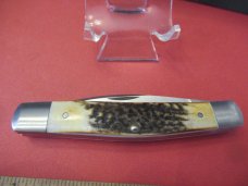 Case XX  2004  Tony Bose  Genuine Burnt Stag Modified Muskrat Pattern # TB522004 ATS-34