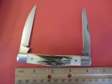 Case XX  2004  Tony Bose  Genuine Burnt Stag Modified Muskrat Pattern # TB522004 ATS-34