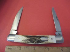 Case XX  2004  Tony Bose  Genuine Burnt Stag Modified Muskrat Pattern # TB522004 ATS-34