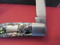 Case XX 2004 Tony Bose Abalone Modified Muskrat Pattern # TB822004 ATS-34 