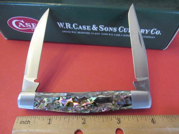 Case XX 2004 Tony Bose Abalone Modified Muskrat Pattern # TB822004 ATS-34 Case XX 2004 Tony Bose Abalone Modified Muskrat Pattern # TB822004 ATS-34