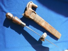 Rare Vintage Indonesian, West Sumba Sword, Machete. Brought back by a WWII Veteran