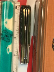 Bear & Son Special Build (#163) 2 Blade Razor Barlow w/ Nice Green Handles +Razor Arm Blade -NOS