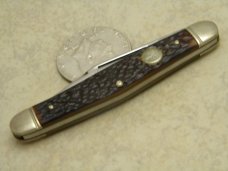 Vintage Boker USA Tree Brand 3588 Jigged Delrin Pen Knife