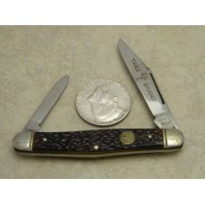 Vintage Boker USA Tree Brand 3588 Jigged Delrin Pen Knife