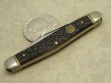 Vintage Boker USA Tree Brand 3588 Jigged Delrin Pen Knife