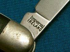 VINTAGE FRONTIER IMPERIAL IRELAND SERPENTINE PEN JACK FOLDING POCKET KNIFE KNIVES OLD