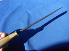  Hand Forged Filipino Pira With Leather Sheath,  Super Sharp!!! 