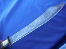  Hand Forged Filipino Pira With Leather Sheath,  Super Sharp!!! 